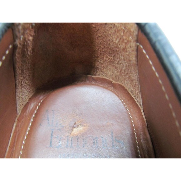 Allen Edmonds Mismatched Arezzo Mens Black Leather Horsebit Loafers Sizes READ - Picture 16 of 16